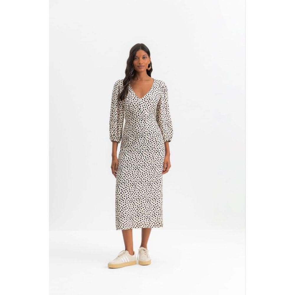Vestido feminino midi floral Essendi - G