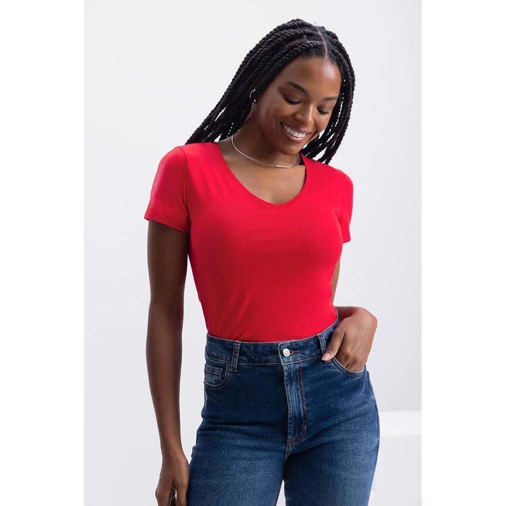 Blusa feminina em meia malha Essendi - M