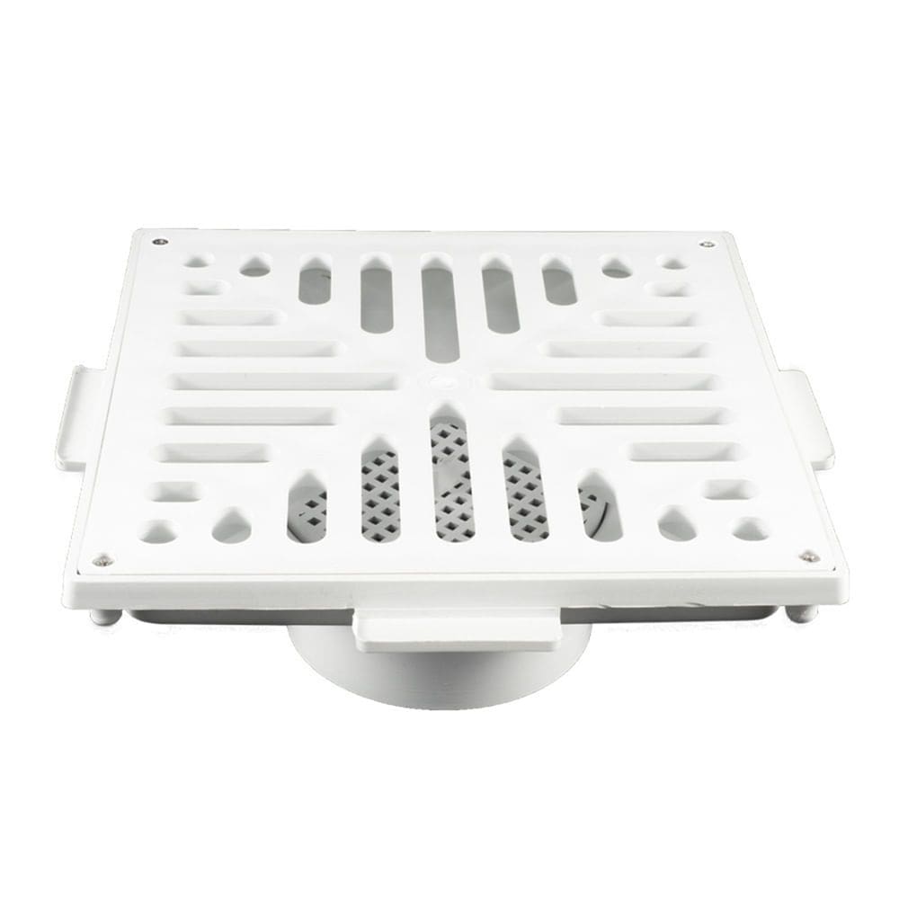 Caixa Coletora com Grelha Branca 20 x 20 cm - 1328 - ESTRELA
