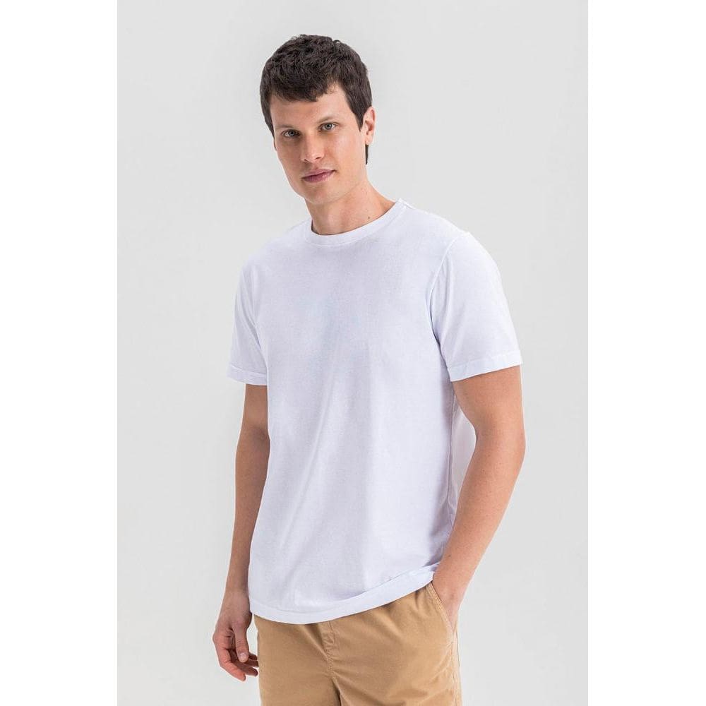 Camiseta masculina em meia malha Essendi - P
