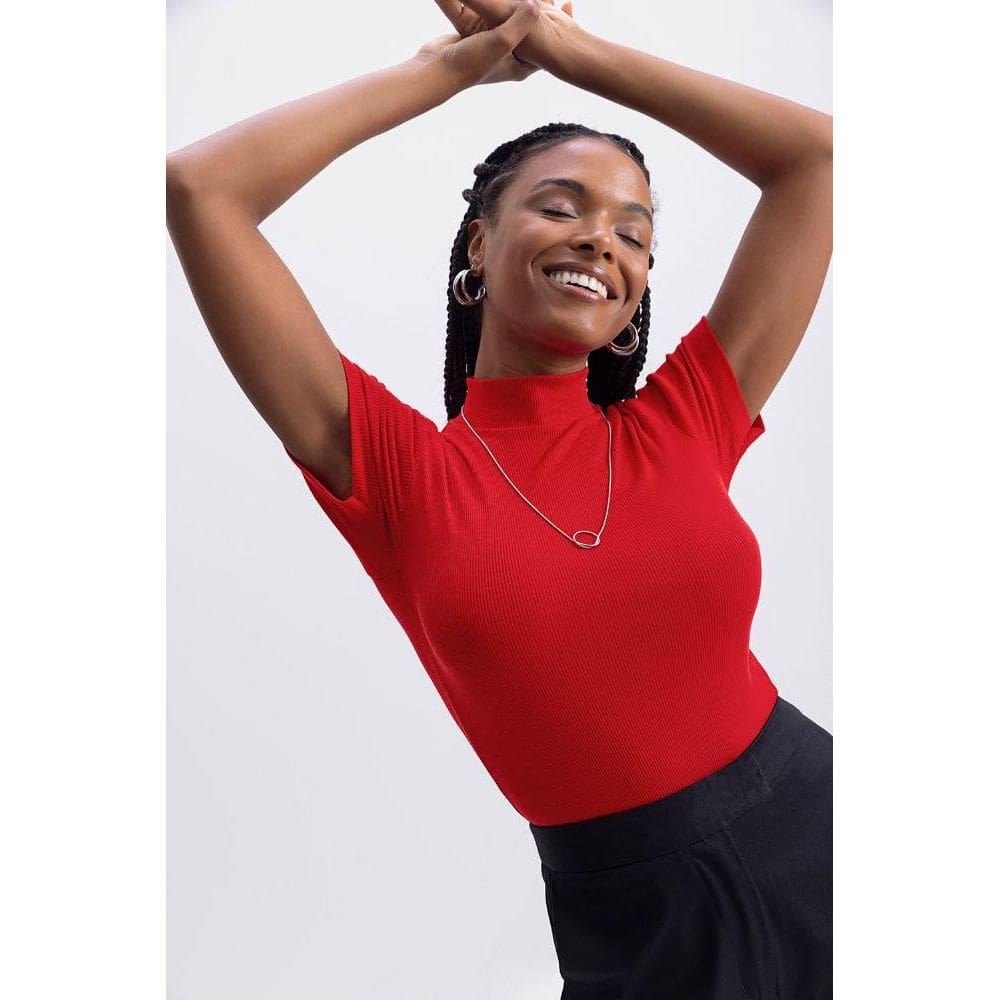 Blusa feminina gola alta Essendi - M