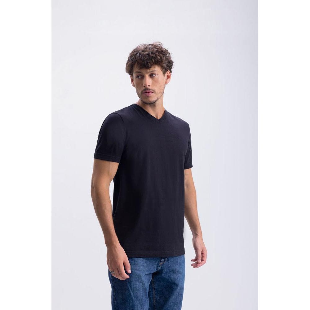 Camiseta masculina em meia malha Essendi - M
