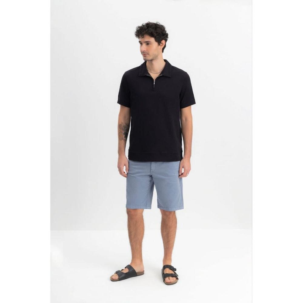 Camisa polo masculina em malha Essendi - G