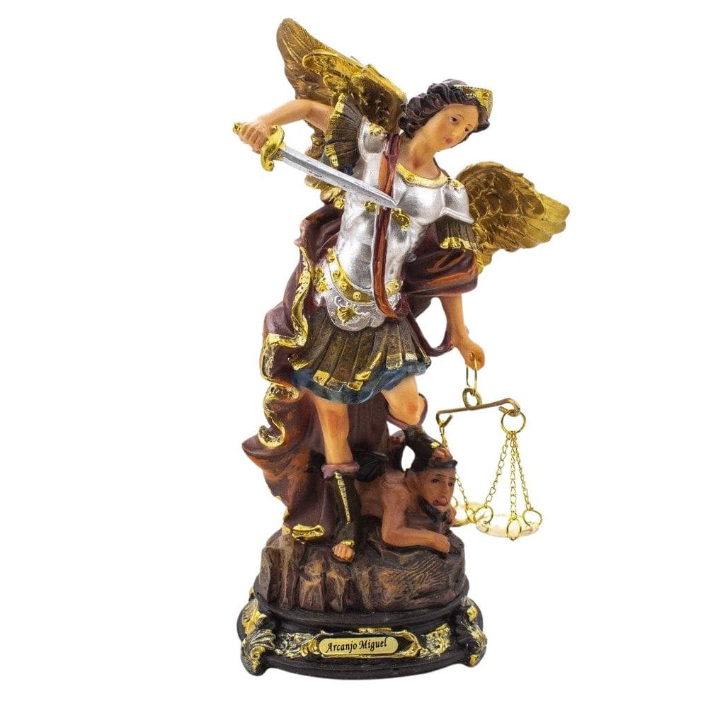 Imagem São Miguel Arcanjo Balança Importado Resina 22 Cm