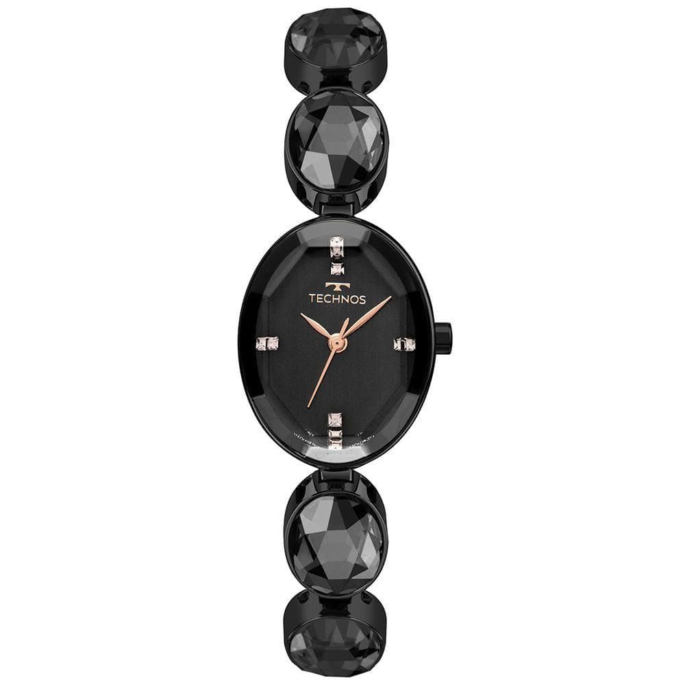 Relógio Technos Feminino Crystal Preto - 2036nbr-1p
