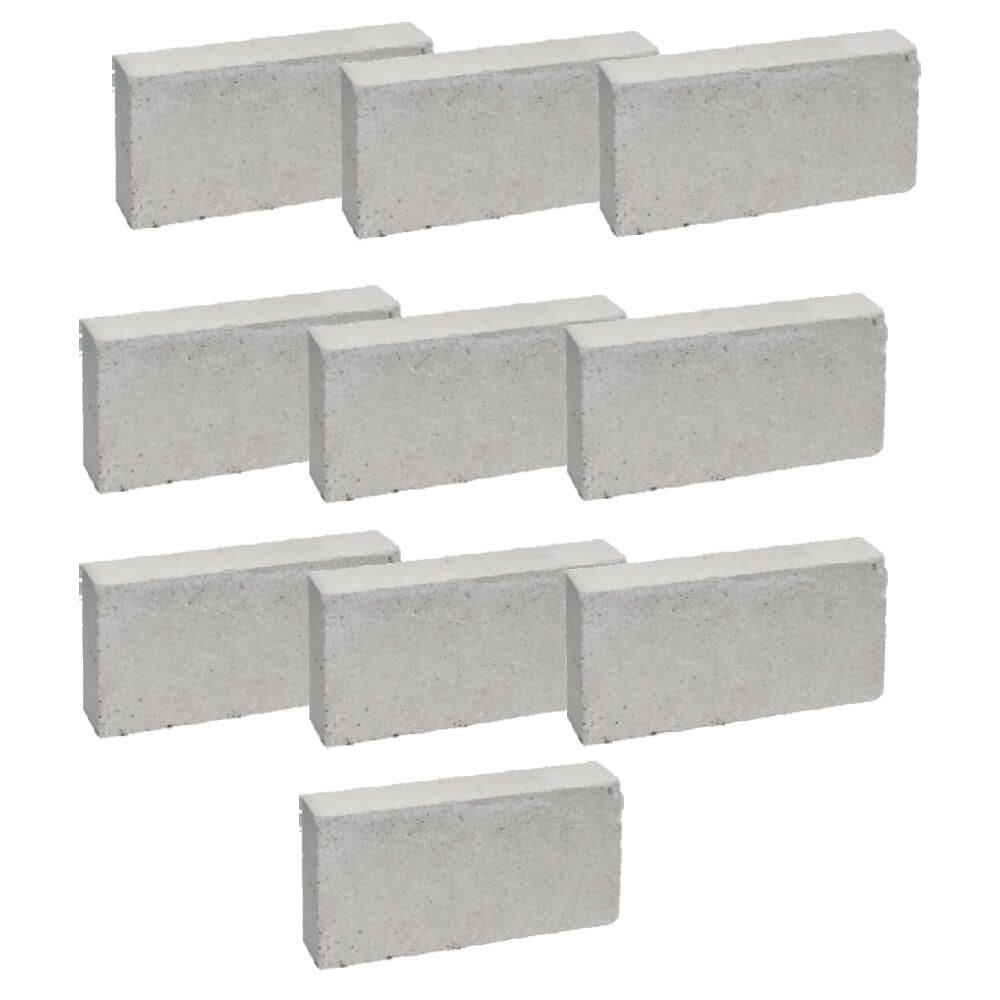 Tijolo Refratário de 11,4x23x5,1 com 10 Peças - CERÂMICA MARTINS