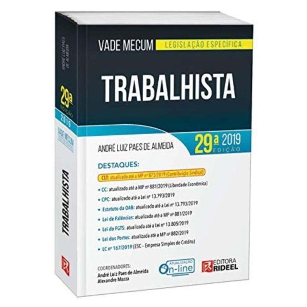 Vade Mecum Trabalhista - (Rideel)