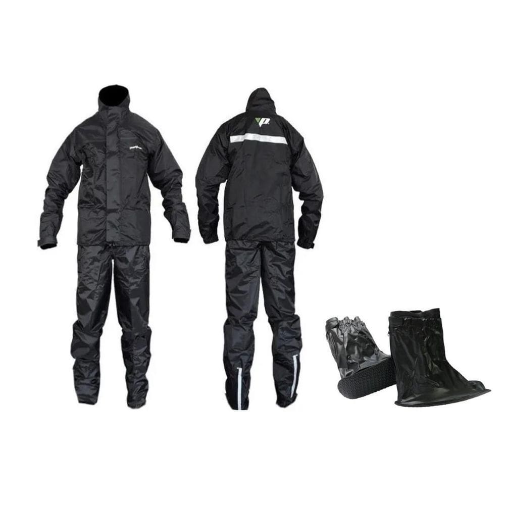 Capa Chuva Pantaneiro Nylon + Par Polainas Pvc - Tamanho P