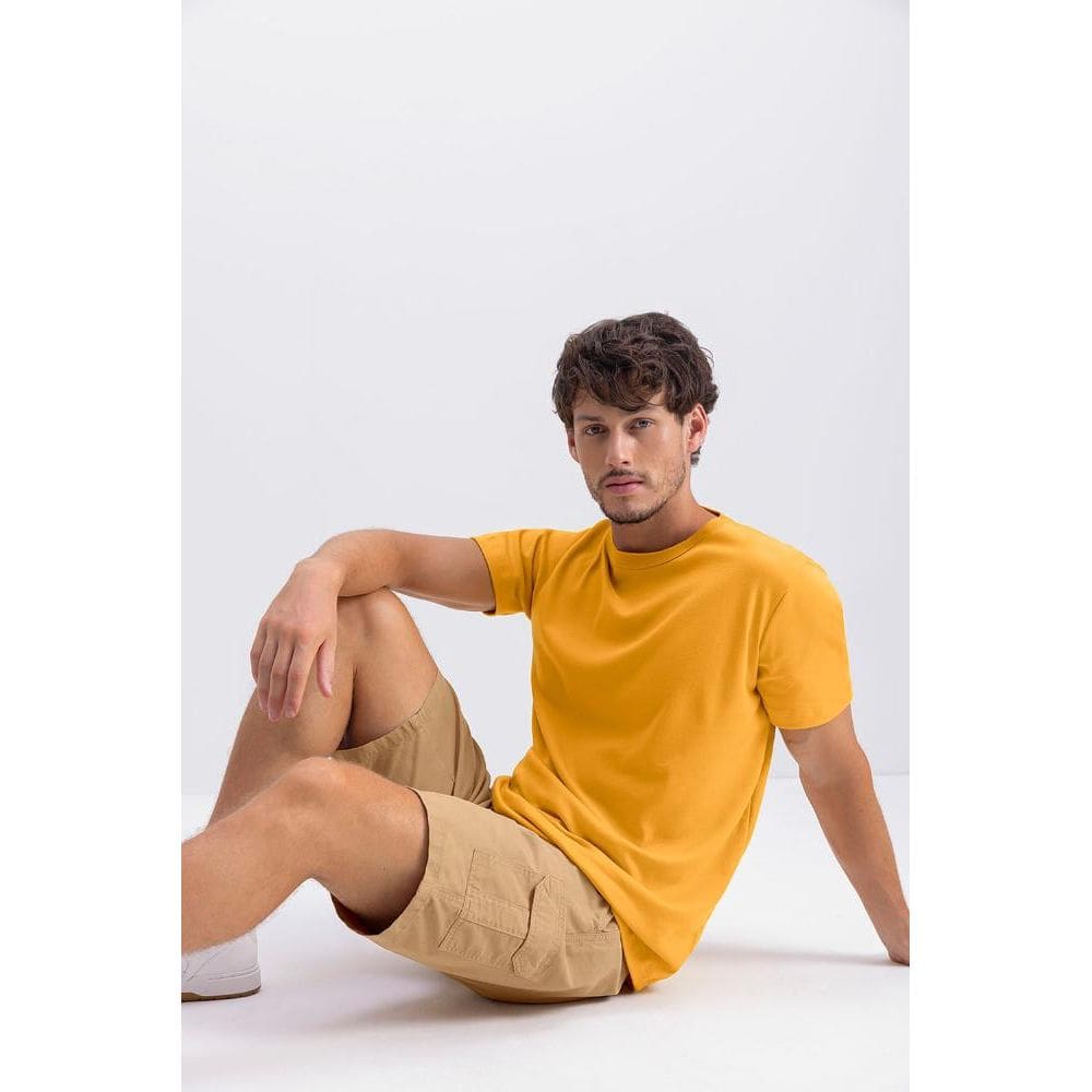 Camiseta masculina essencial em suedine Essendi M