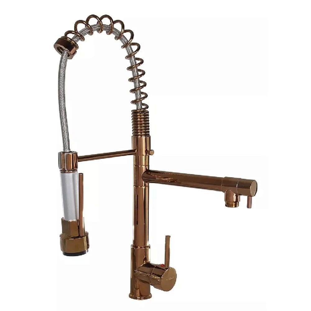 Torneira Monocomando Gourmet Rosê Gold de 50cm - TOR-013 - STILLUS HOME