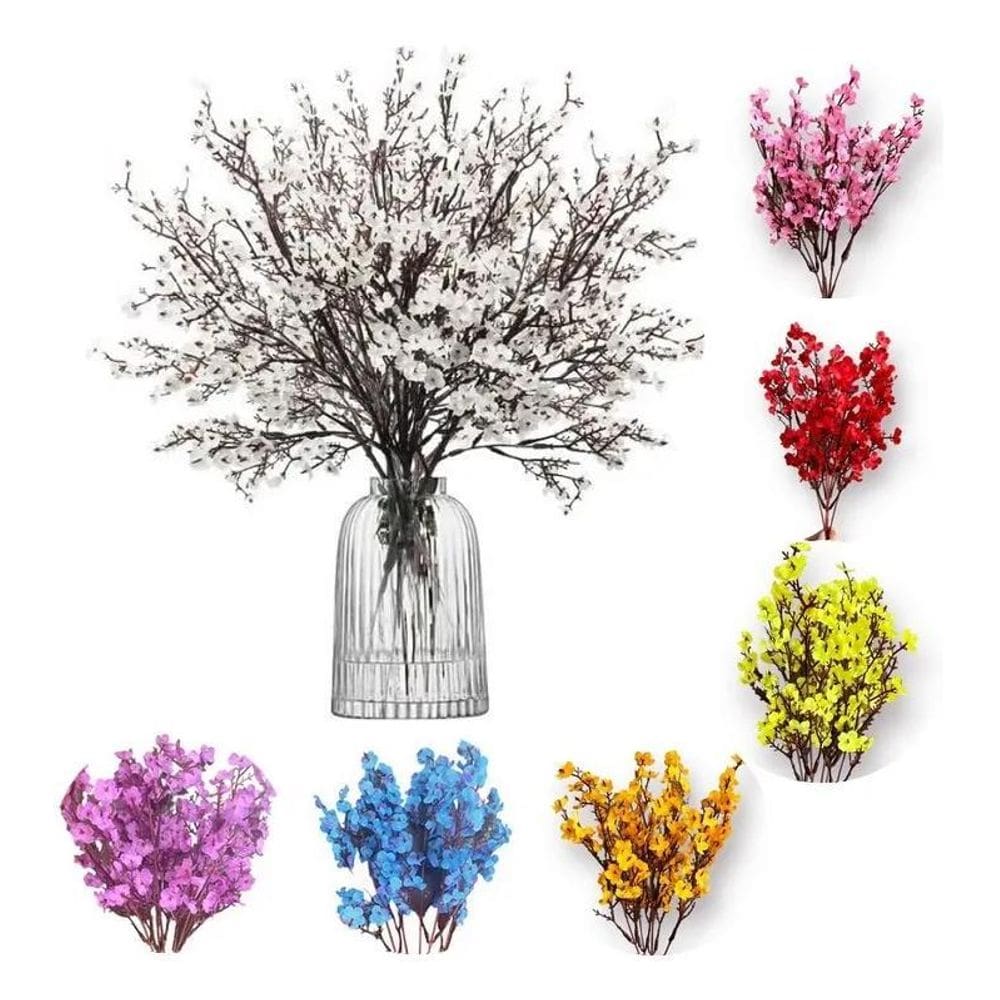 2X Buque De Cerejeira Mosquitinho Artificial Para Decoração