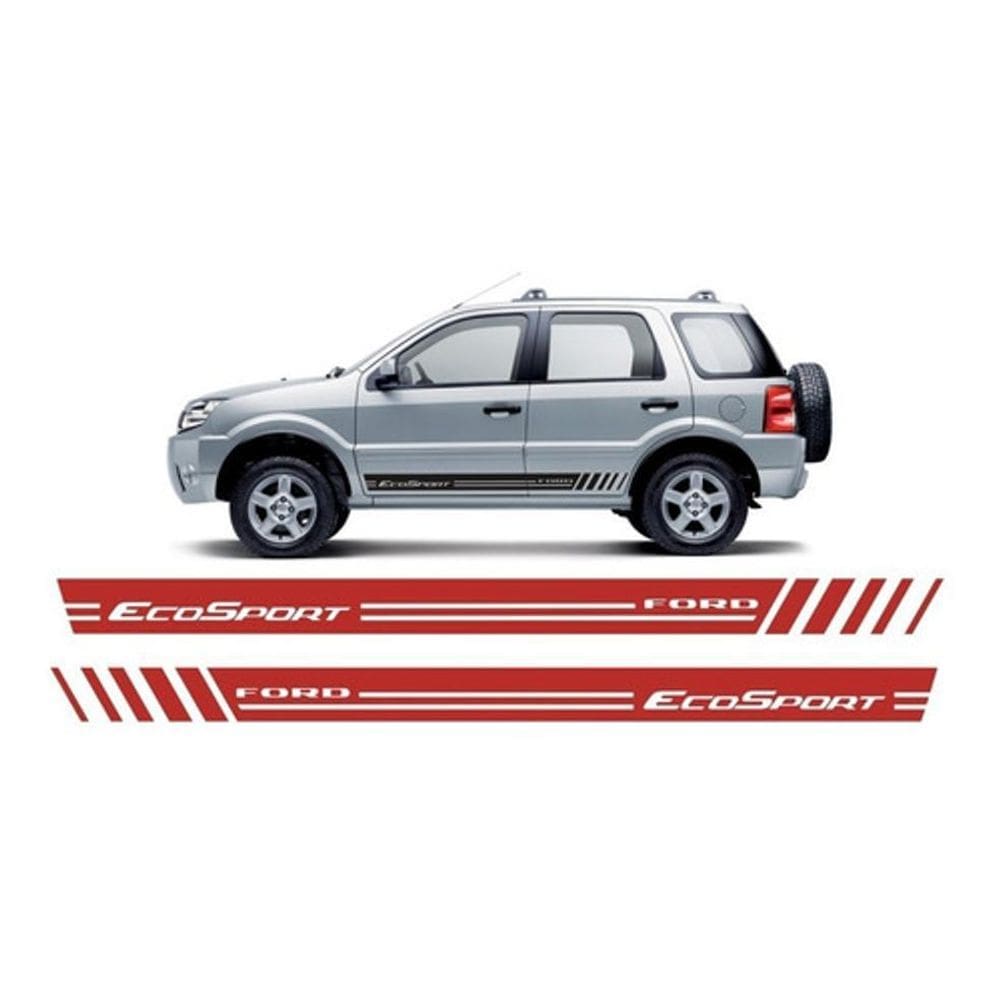 Kit Adesivo Ecosport Ford Eg2 Faixa Lateral Acessórios Lpc