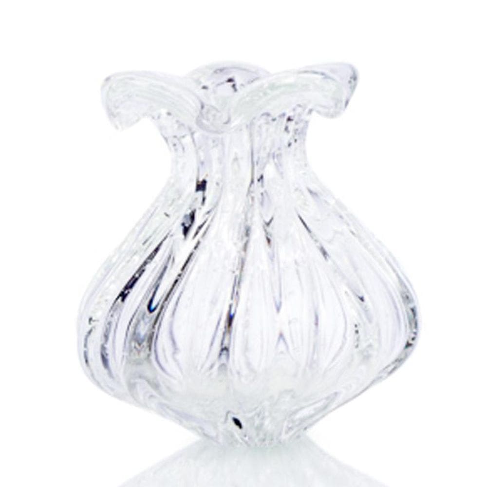 Vaso Trouxinha Cristal Murano Transparente São Marcos 21Cm
