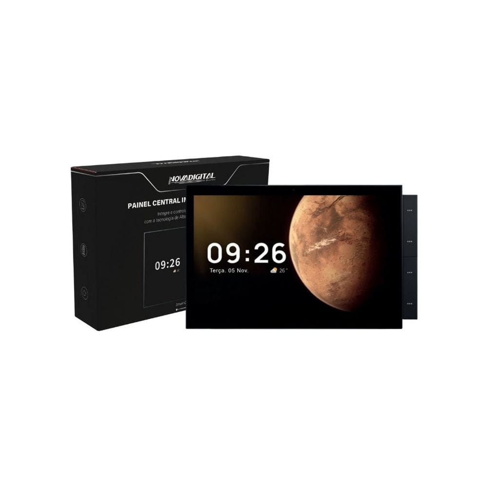 Painel Central Inteligente Wifi Zigbee Hub Tuya Smart Life Alexa Integrada MPN-10 - NOVADIGITAL