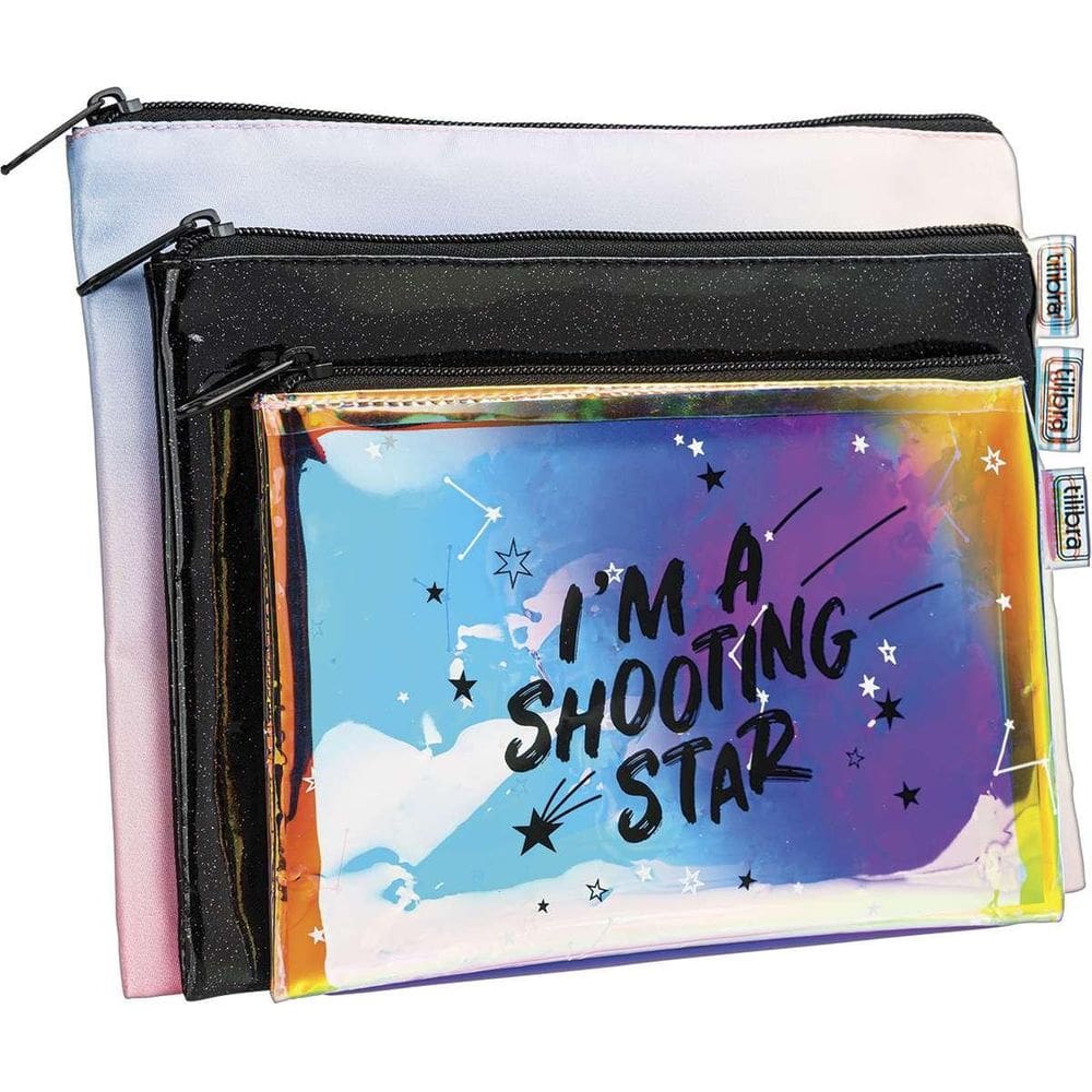 Conjunto De Estojo Tilibra Slim Académie Cool