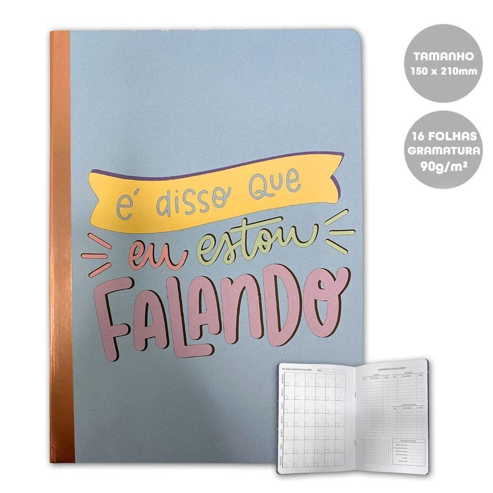 Planner Mensal É Disso Que Estou Falando 15X21Cm 16Fls 90G