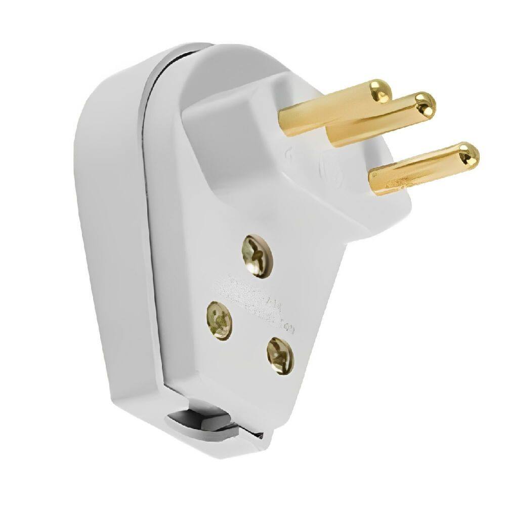Pino Prensa de Cabo Gigante 2P+T 20A 250 Volts Cinza - 1417 - ILUMI