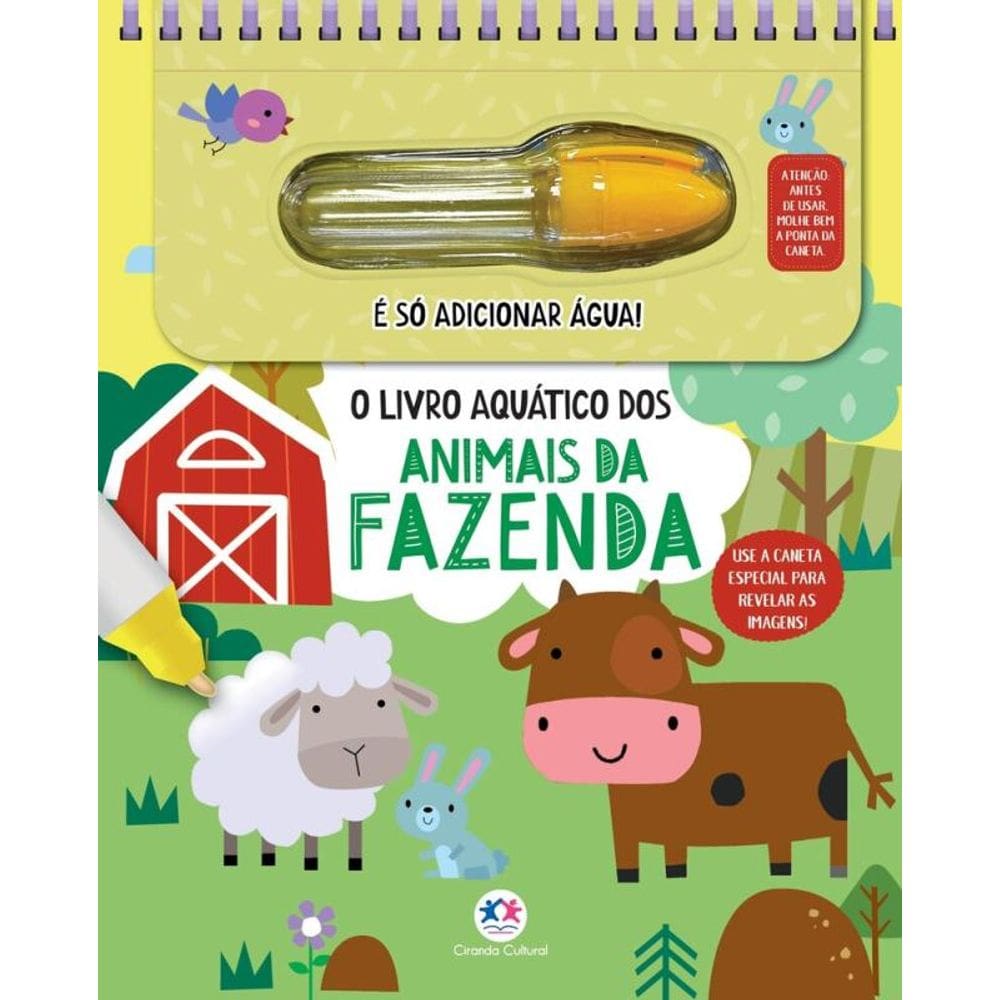 O livro aquático dos animais da fazenda