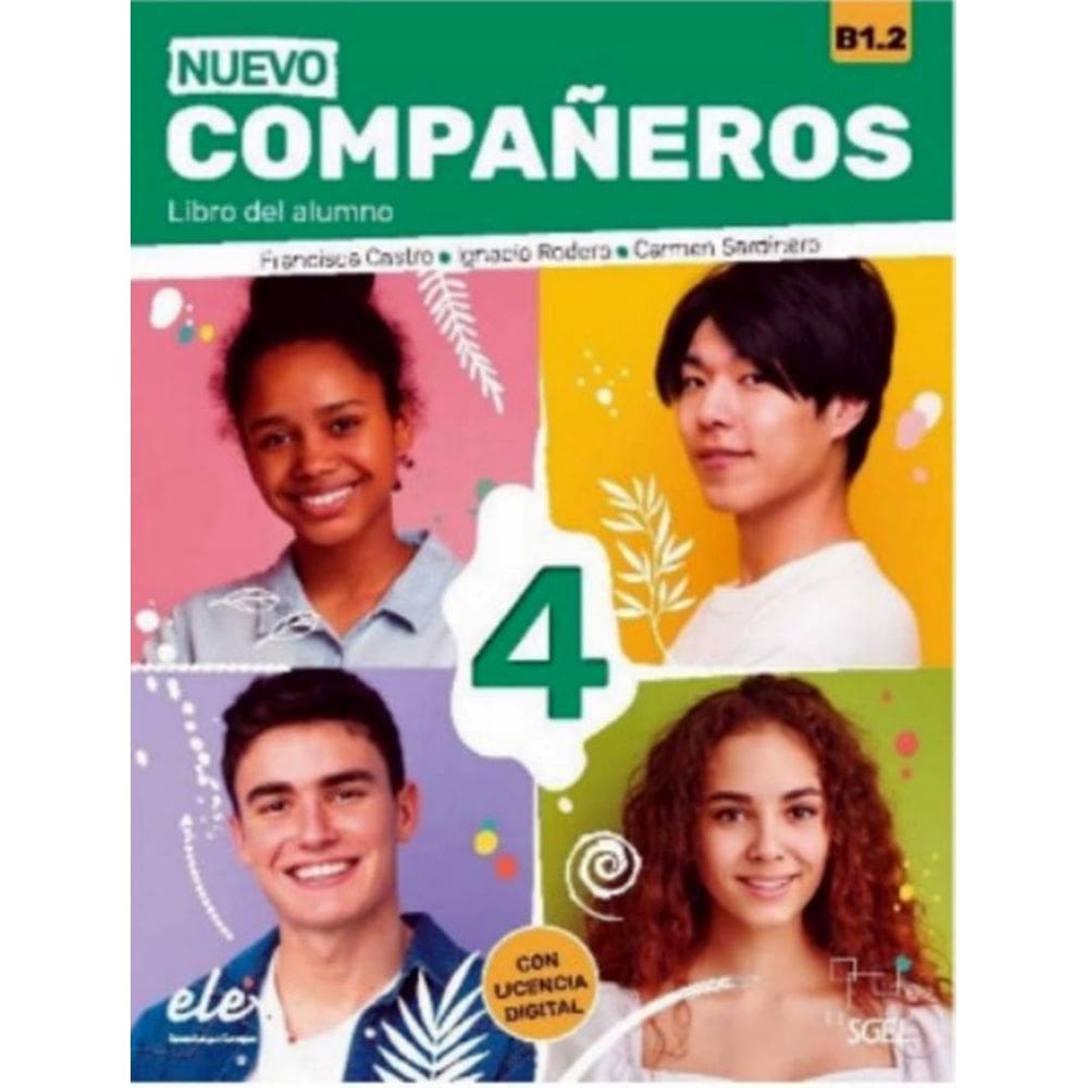 Nuevo Companeros 4 (B1.2) - Libro Del Alumno + Licencia Digital - 3ª Ed.