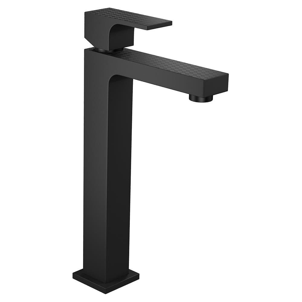 Misturador Monocomando de Mesa Lavatório Bica Alta com Textura Unic 1/2” Black Matte - 2885.BL90.MT.T02