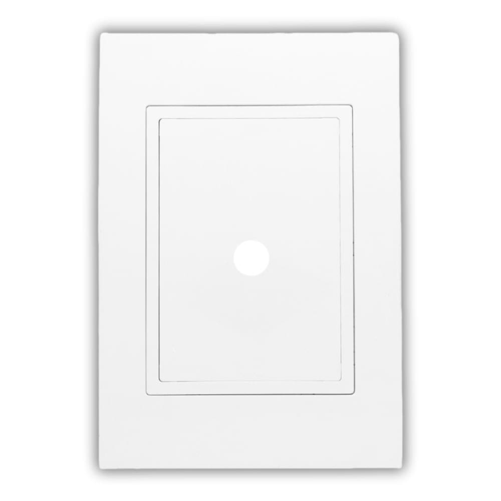 Placa 4x2”” Saída de Fio com Suporte Branco - RVB-1300/43 - RAVENNA
