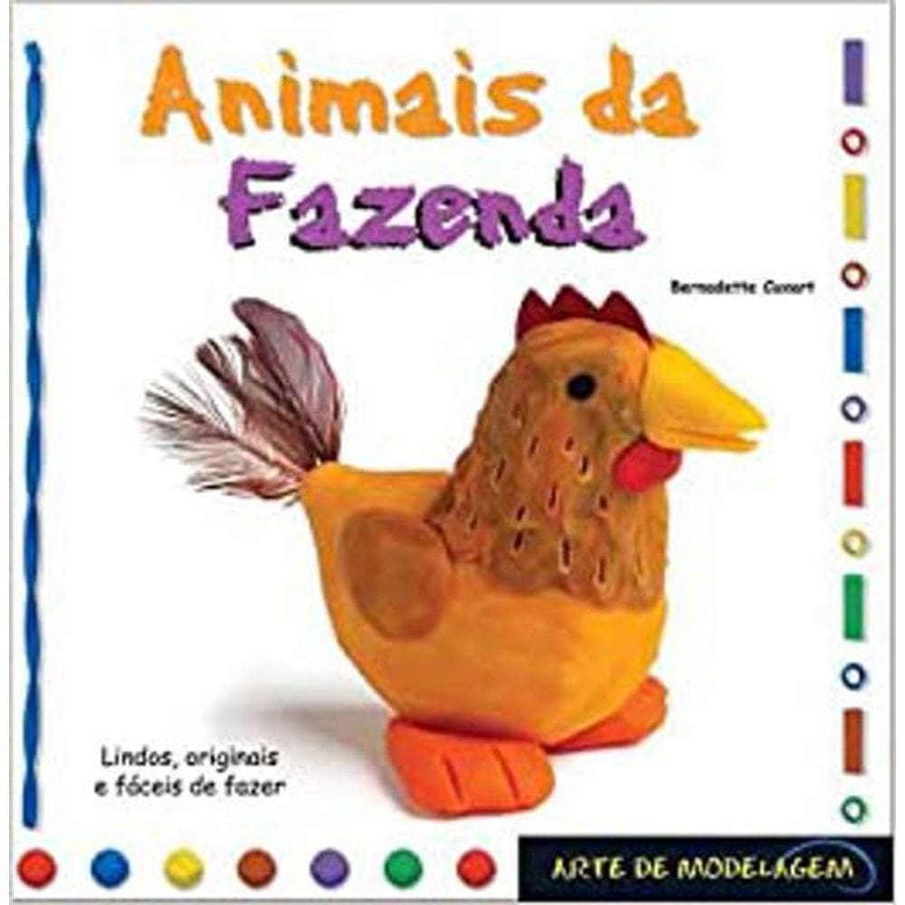Livro Arte De Modelagem Animais Da Fazenda