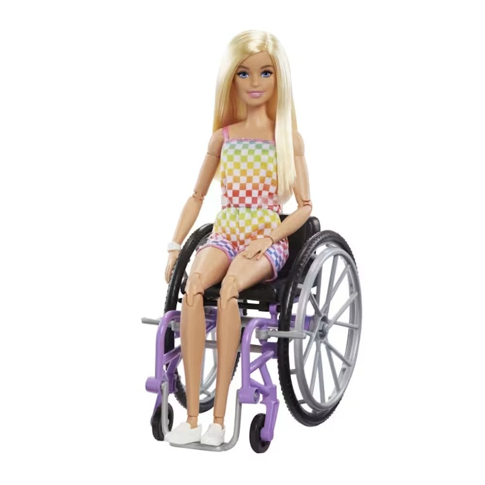 Boneca Barbie Fashionista Cadeira de Rodas Rosa - Mattel