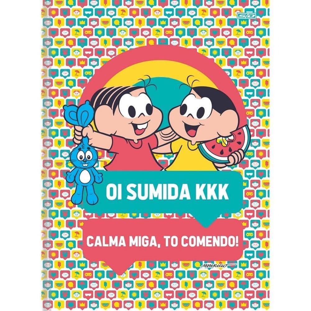 Caderno Turma Da Mônica Brochurinha 48 Fls - São Domingos