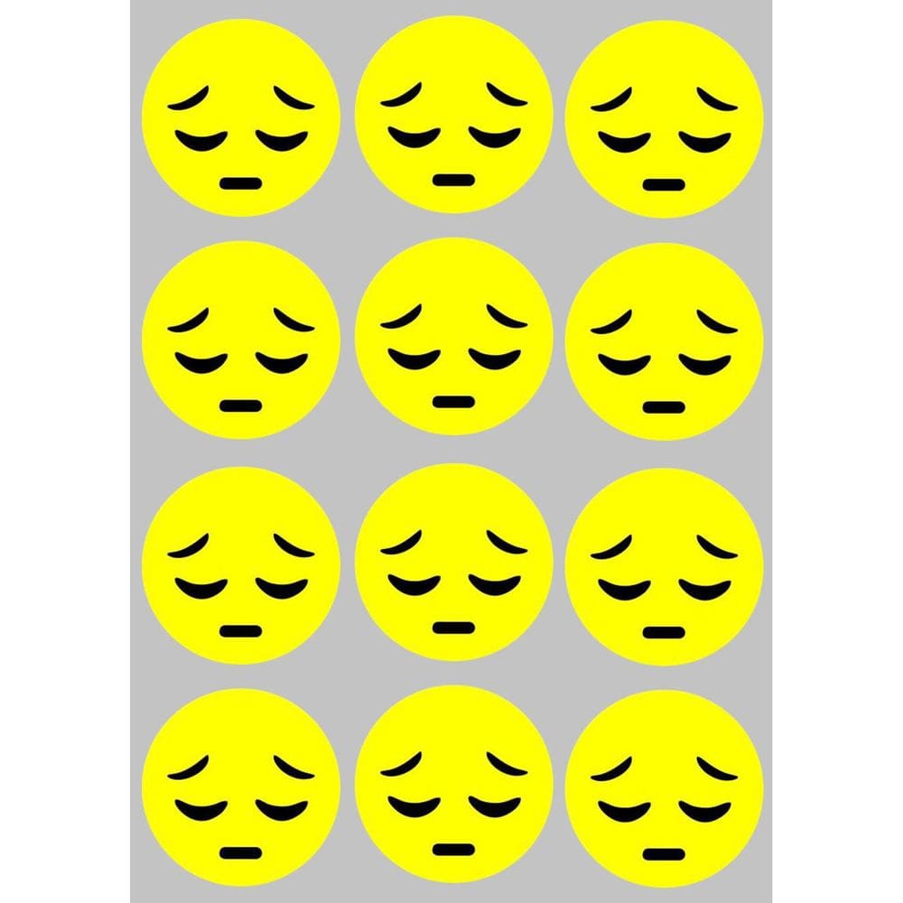 12 Imãs de Emoji Magnéticos - Decoração Divertida