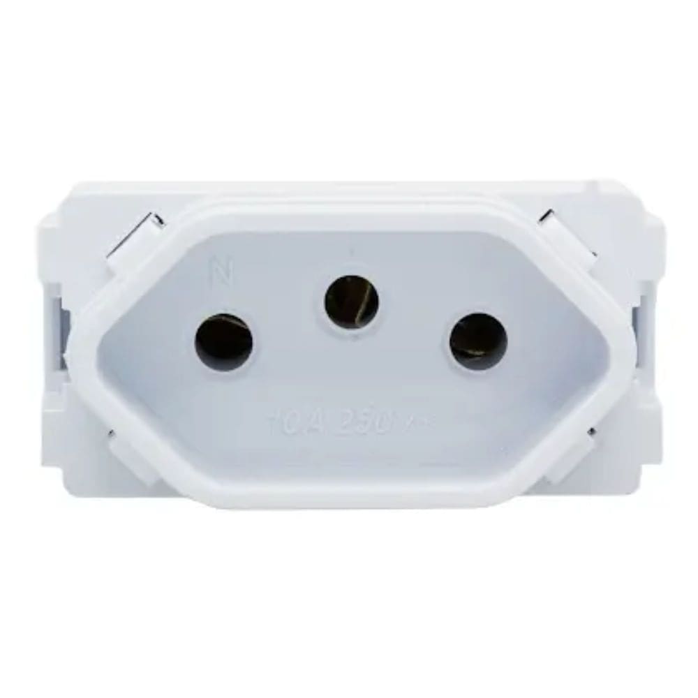 Módulo Tomada 10A Branco - RVB-1200/1 - RAVENNA