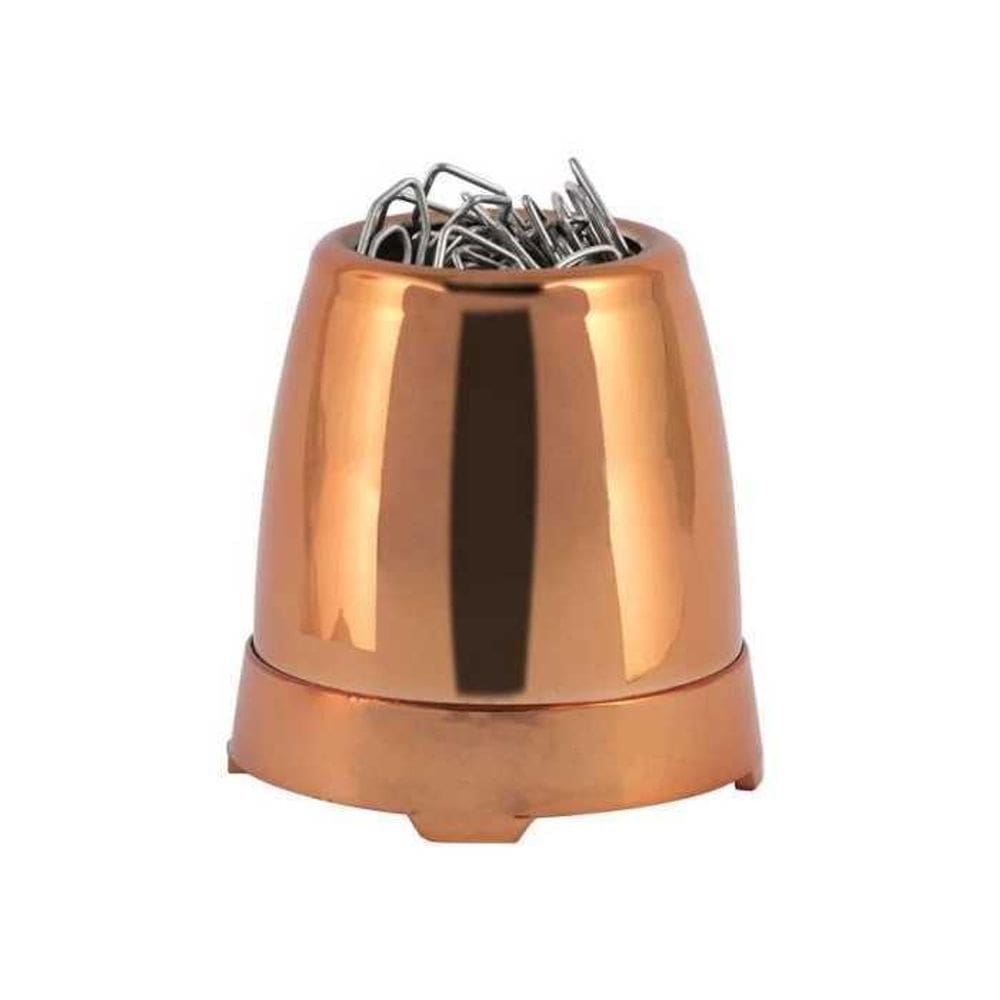 Porta Clips Metalizado Cobre Waleu