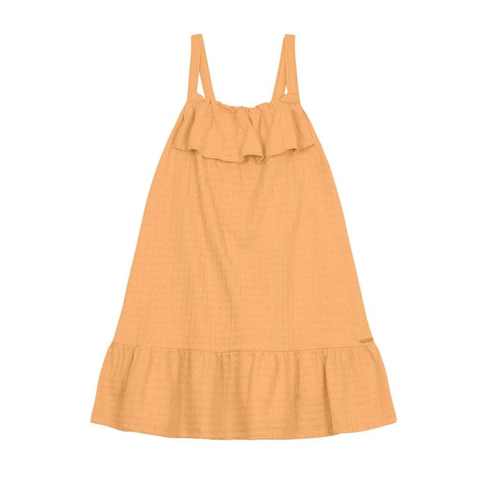 Vestido infantil menina com babado Brandili