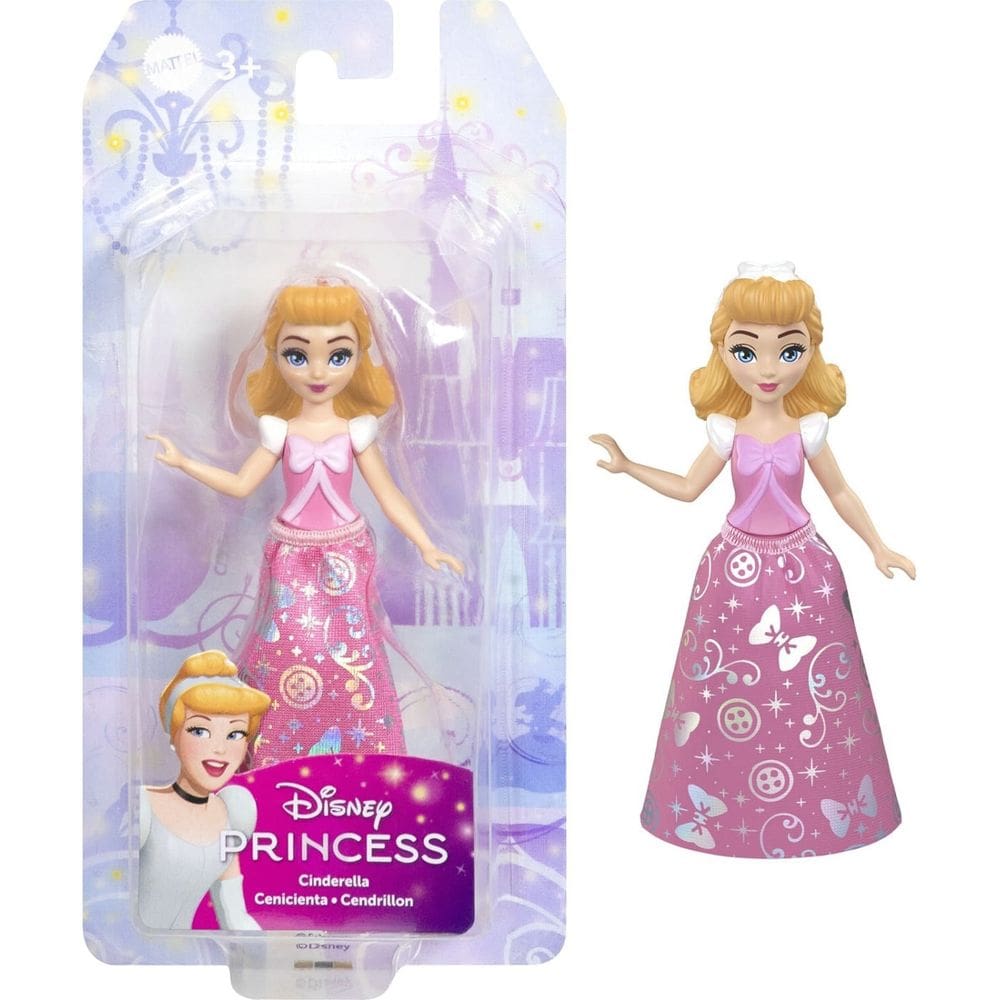 Boneca - Cinderela Miniatura Disney Princes HPL55 MATTEL