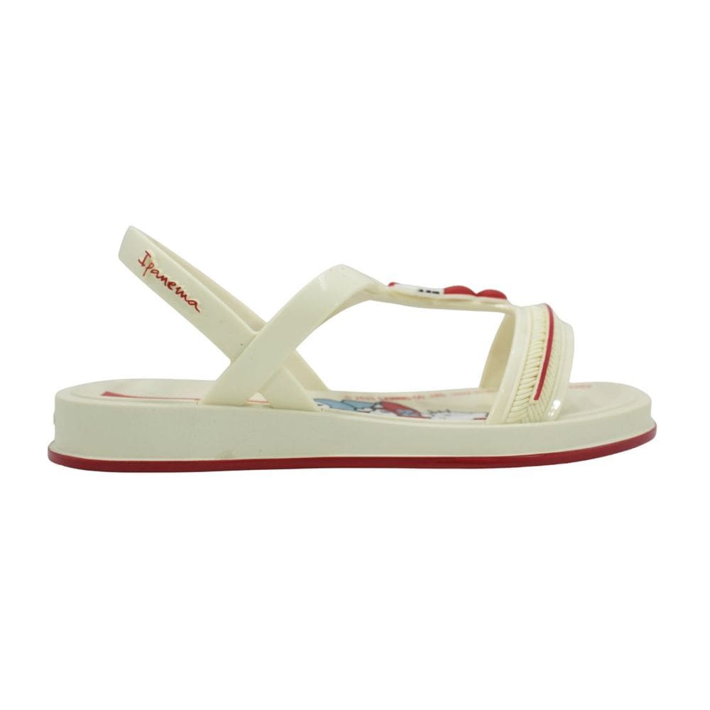 Sandália Infantil Rasteira Ipanema 27431 Hello Kitty Bege