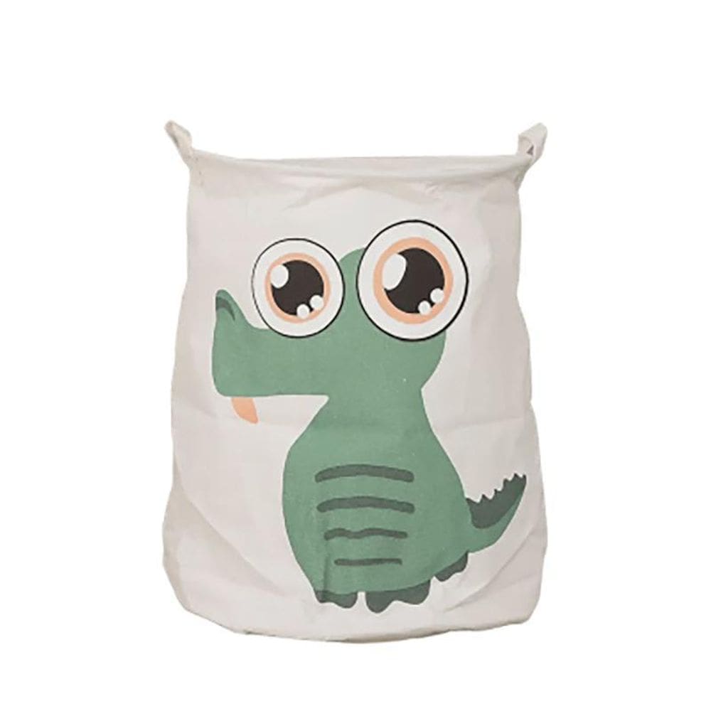 Cesto Multiuso Organizador De Brinquedos Jacaré 40X50