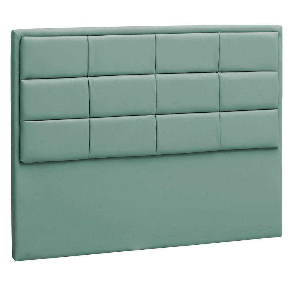 Cabeceira Solteiro Tallin P04 90 Cm Suede Turquesa Tca 946
