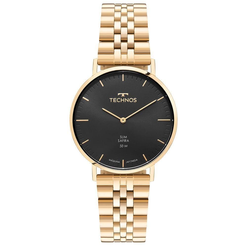 Relógio Technos Masculino Slim Dourado - 2025lui-1p