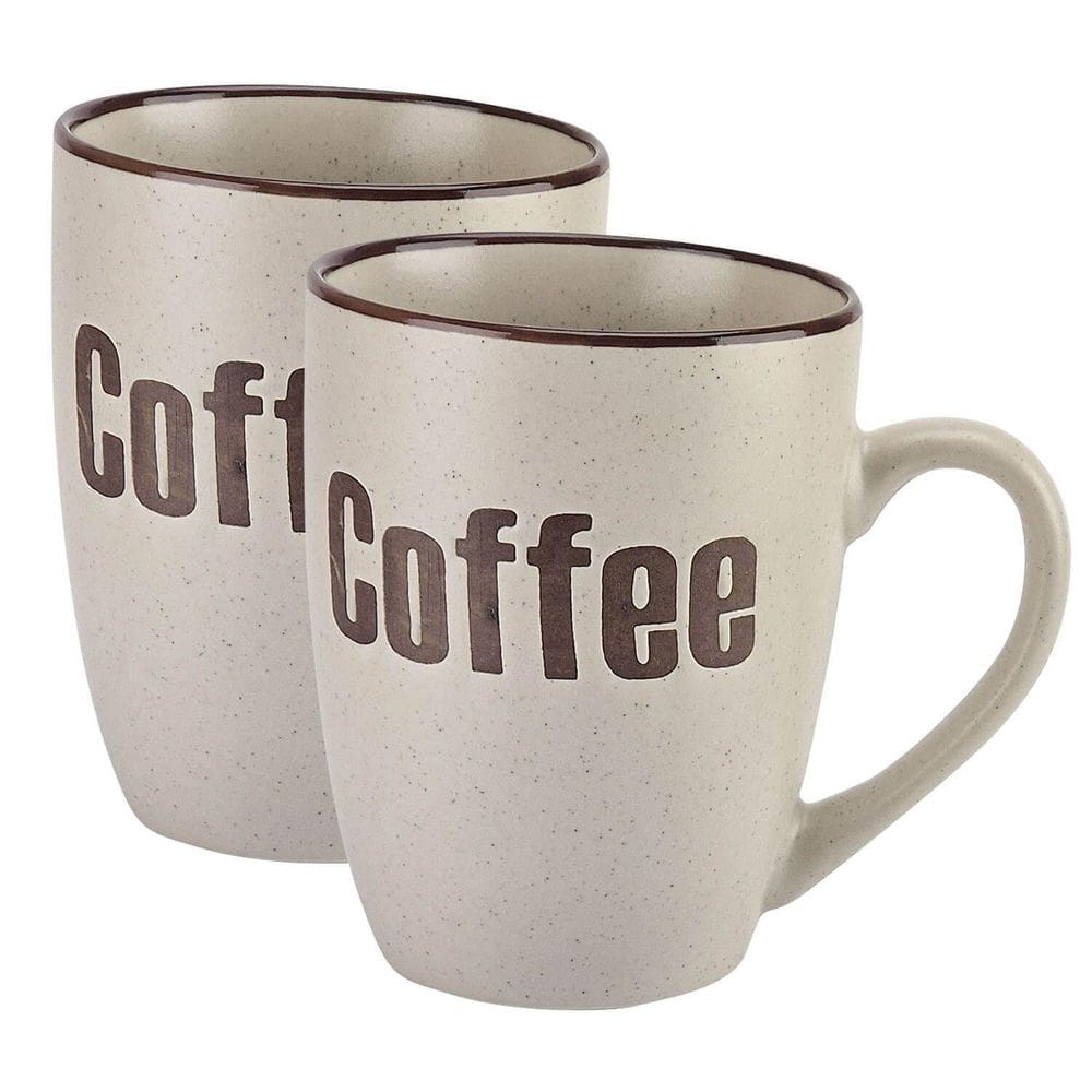 Kit 2 Xícaras Coffee Frappe Porcelana 340Ml