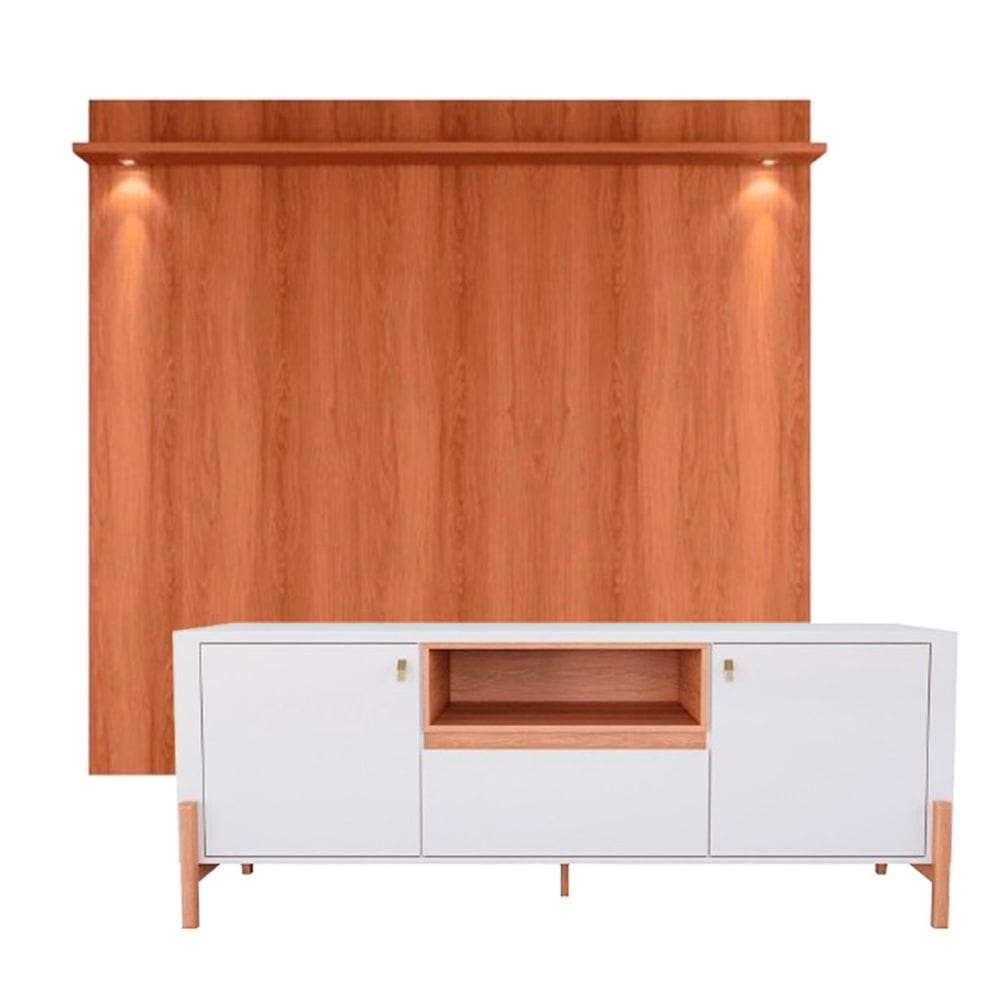 Rack Bancada com Painel para Tv de até 70” com Led Dalua