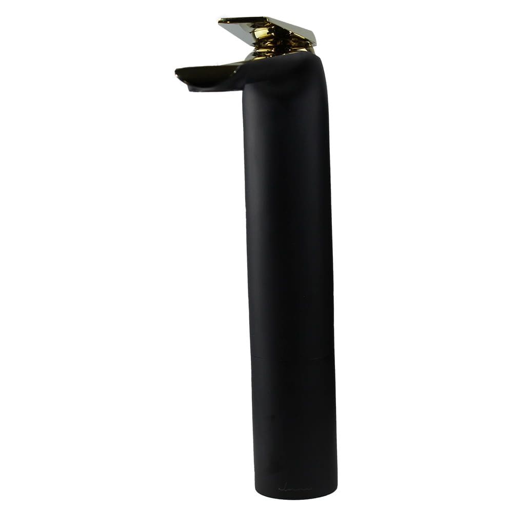 Misturador Monocomando Lavatório Bica Alta Picasso Black Gold - 00031