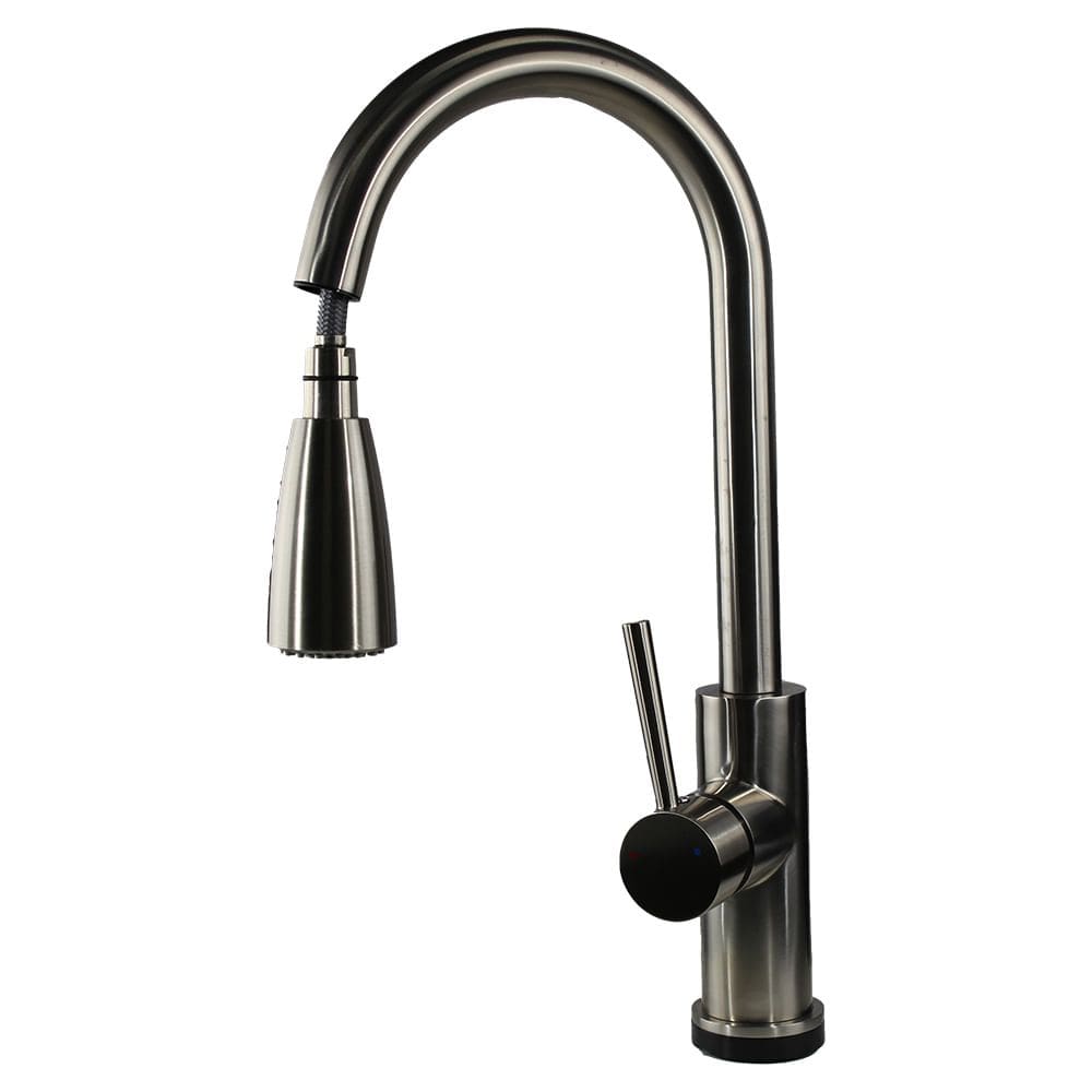 Misturador Monocomando Cozinha Bica Móvel com Ducha Raphael Chrome - 00050