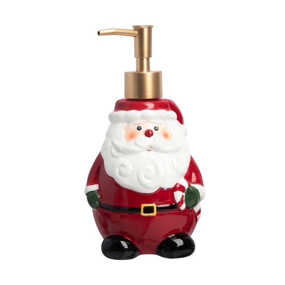 Porta Sabonete Liquido Natal Santa 480 Ml Saz Home Style