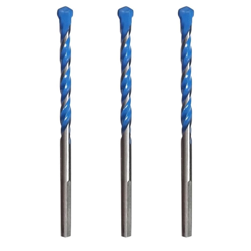Kit 3 Brocas 6,5Mm Multifunção Multimaterial Fura Tudo Htom