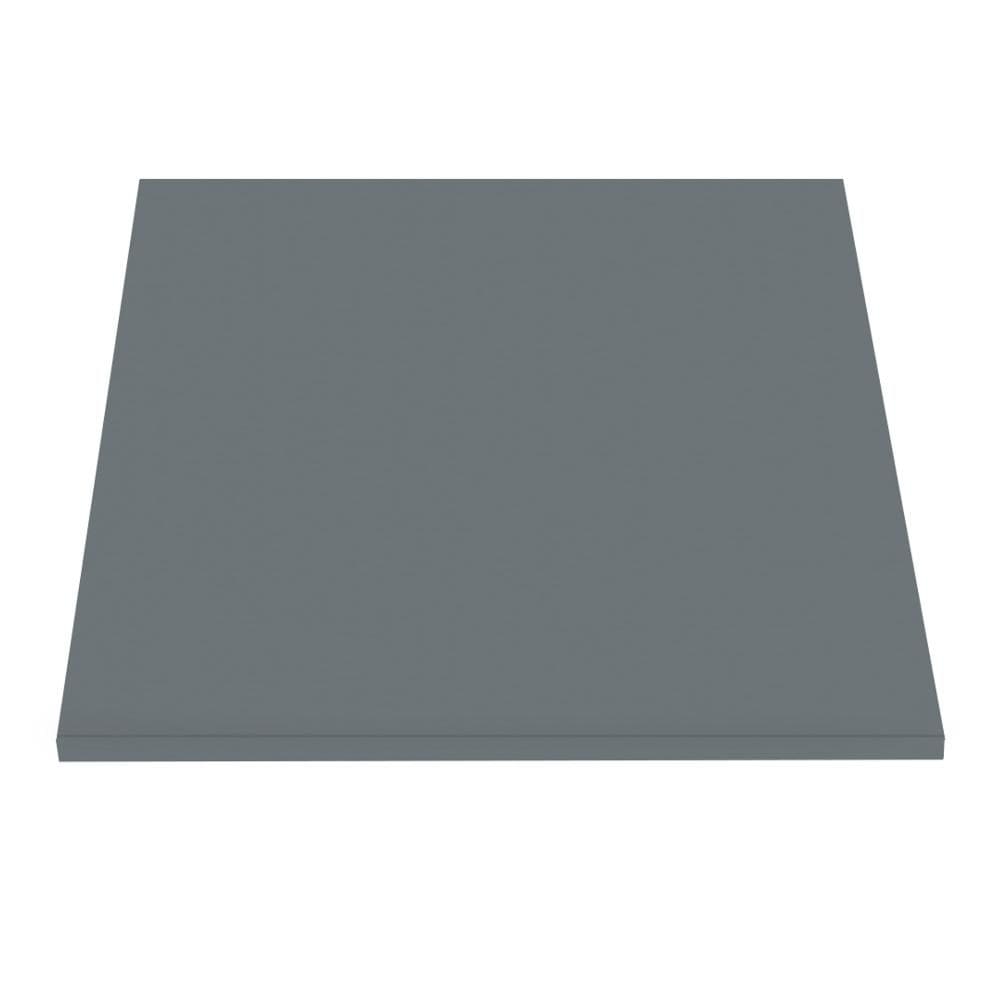 Tampo Quadrado 70 cm (Largura) P25 Pandin MDP 2,50 cm (altura) Cor Grafito