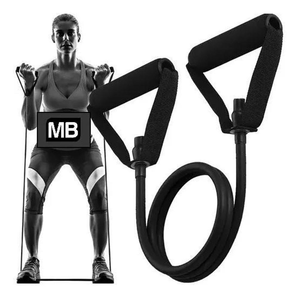 2X Extensor Elastico Para Malhar Academia Treino Pilates Fit