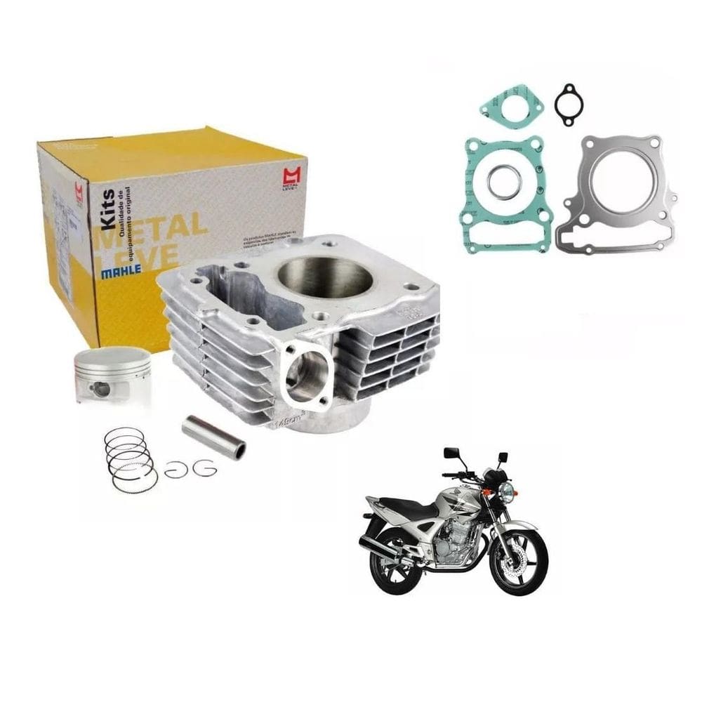 Kit Cilindro Metal Leve + Juntas Twister Tornado 2001 A 2008