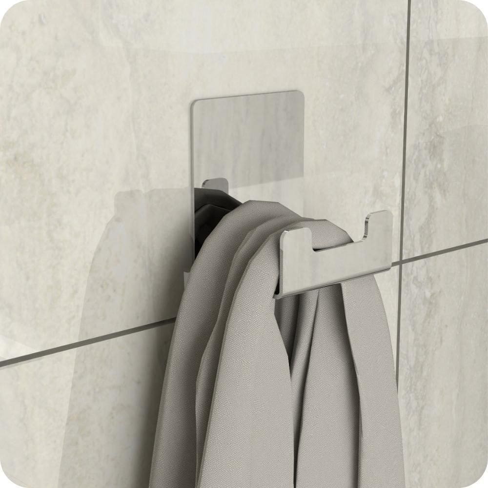 Gancho Adesivo 3m Inox Cabide De Parede Autocolante Elg