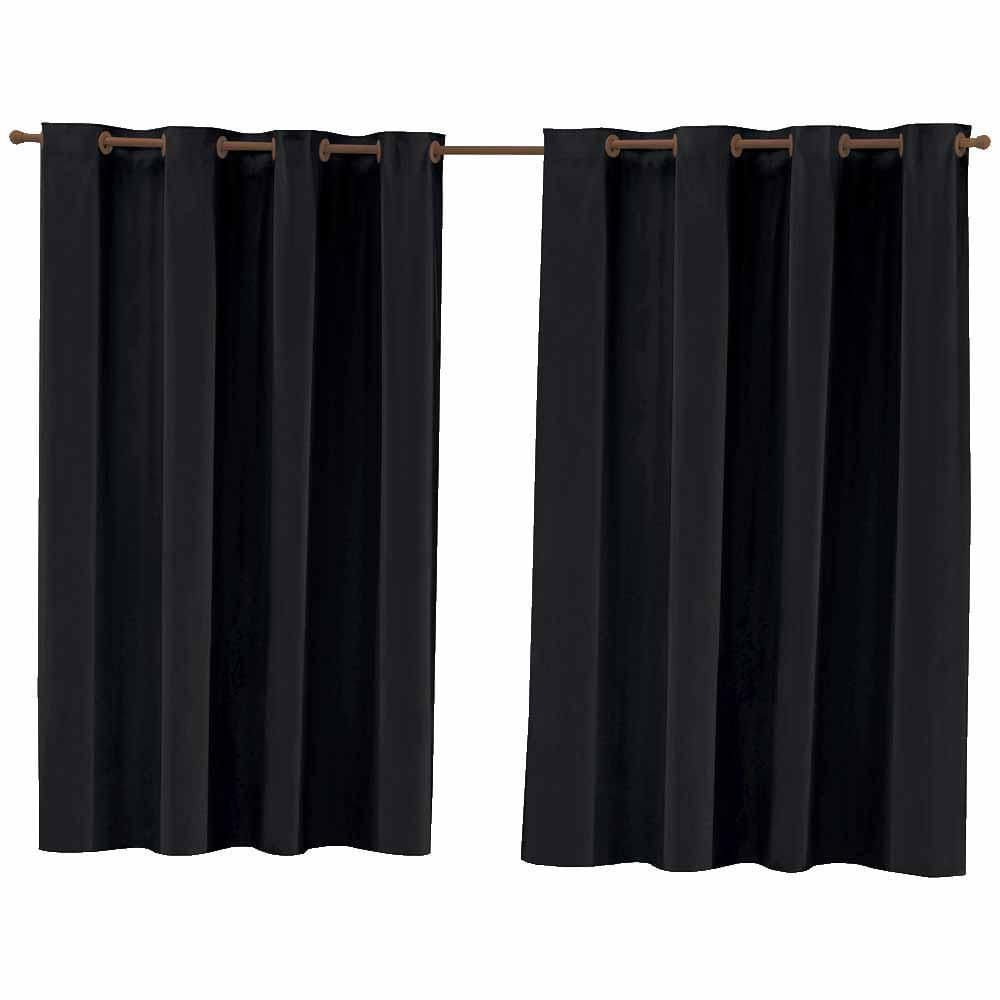 Cortina Corta Luz Blackout Em Pvc Preto 2,80 X 1,60