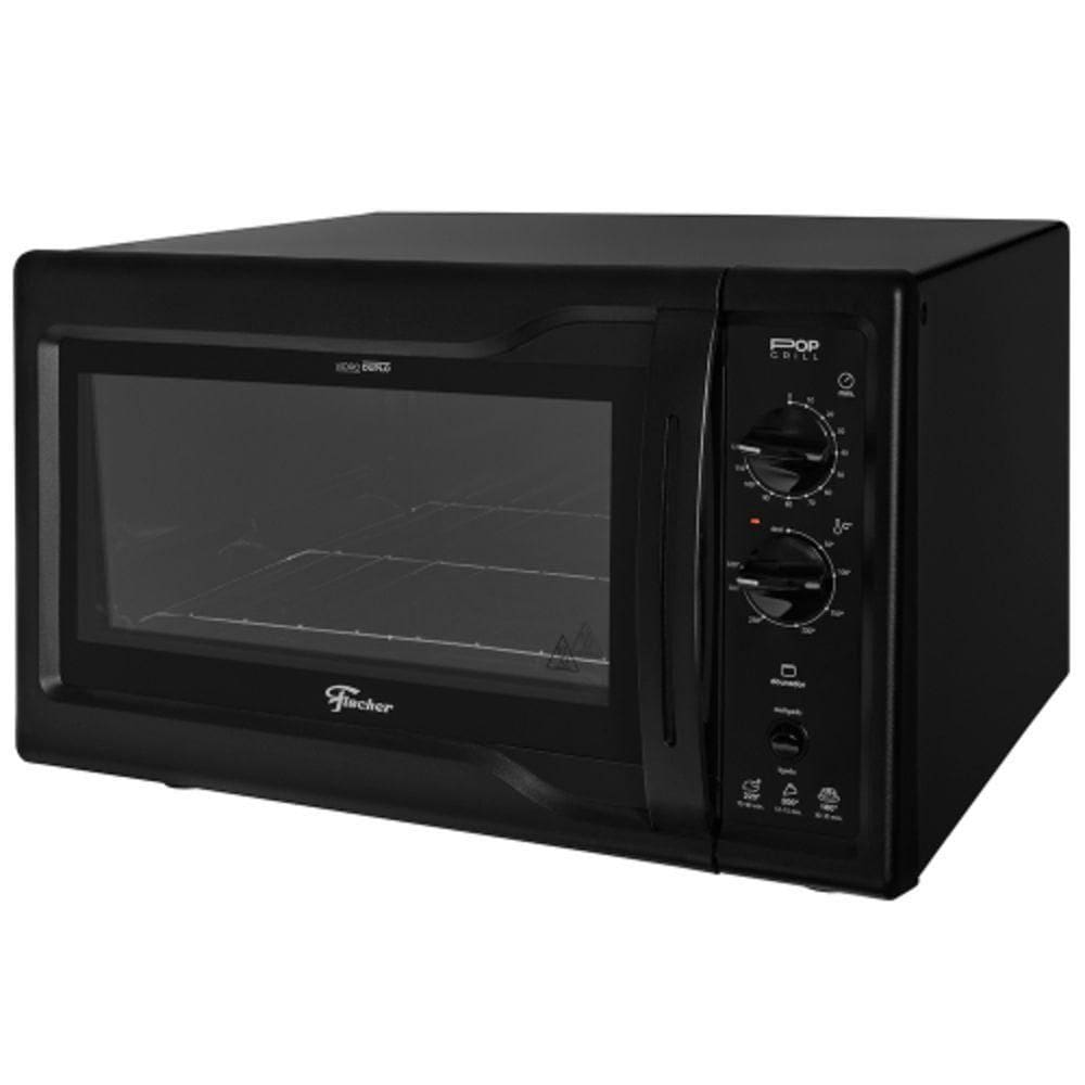 Forno 44 L Fischer Eletrico Pop Grill Bancada - 34313-94808 Preto 110V