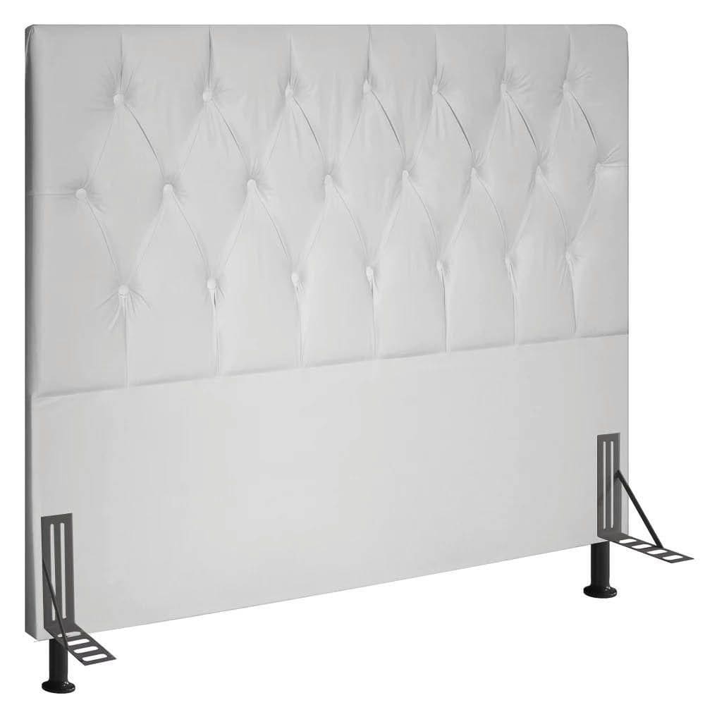 Cabeceira Casal 1,40m Estocolmo Corano - Pallazio Cor Branco